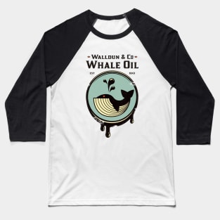 Walldun & Co Whale Oil Baseball T-Shirt